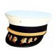 Bayly® Bell Crown Officer Cap With Opt. FLAME Visor